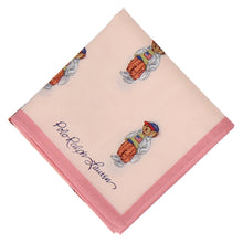 画像をギャラリービューアに読み込む, 【NEW】婦人プリントハンカチ #120a ポロベア　ピンク
