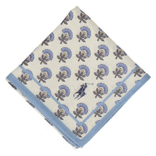 画像をギャラリービューアに読み込む, 【NEW】婦人ラージプリントハンカチ #120b プロバンスフラワー　アイボリー
