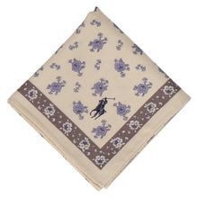 画像をギャラリービューアに読み込む, 【NEW】婦人ラージプリントハンカチ #120c プロバンスフラワー　ベージュ
