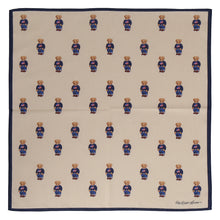 画像をギャラリービューアに読み込む, 【NEW】婦人ラージプリントハンカチ #120b ポロベア　ベージュ
