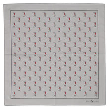 画像をギャラリービューアに読み込む, 【NEW】紳士プリントハンカチ #121c 　グレー
