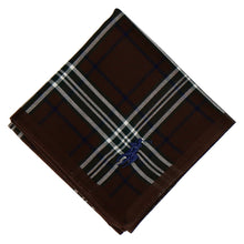 画像をギャラリービューアに読み込む, 【NEW】紳士先染ハンカチ #122c ポロポニー　ダークブラウン
