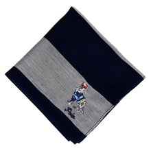 画像をギャラリービューアに読み込む, 【NEW】紳士先染ハンカチ #122a ドッグ　アイボリー
