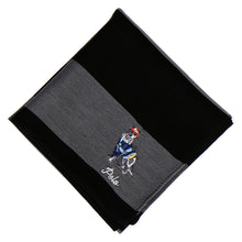 画像をギャラリービューアに読み込む, 【NEW】紳士先染ハンカチ #122b ドッグ　グレー
