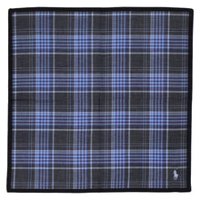 画像をギャラリービューアに読み込む, 【NEW】紳士先染ハンカチ #122a ポロポニー　ネイビーブルー
