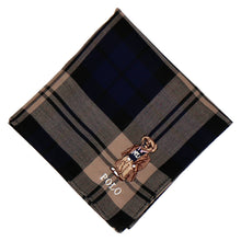 画像をギャラリービューアに読み込む, 【NEW】紳士先染ハンカチ #122b ポロベア　ベージュ
