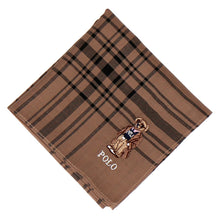画像をギャラリービューアに読み込む, 【NEW】紳士先染ハンカチ #122b ポロベア　ベージュ

