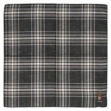 画像をギャラリービューアに読み込む, 【NEW】紳士先染ハンカチ #122c ポロベア　ブラック

