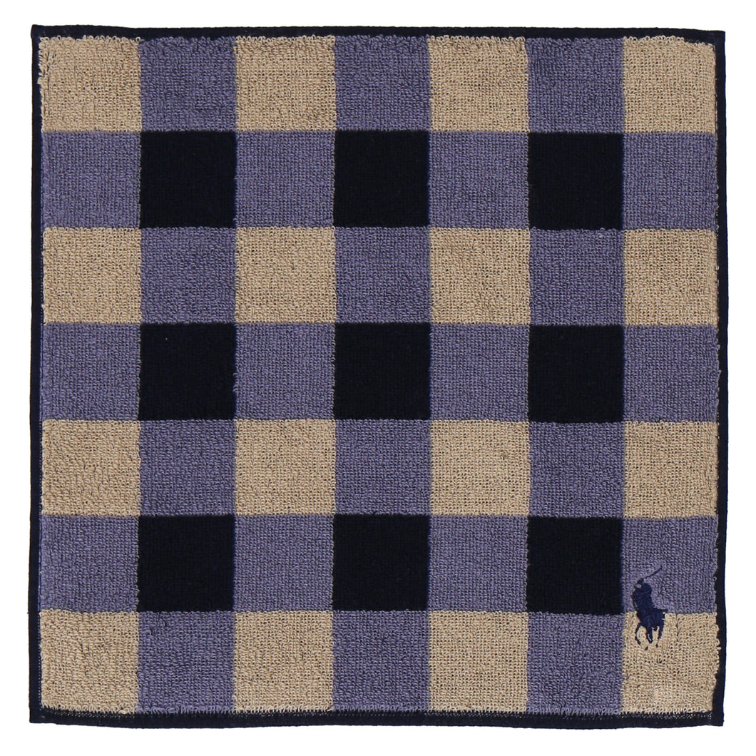 NEW】紳士ミニタオル バッファローチェック ポロポニー ベージュ