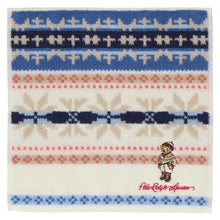 画像をギャラリービューアに読み込む, 婦人ミニタオル #129c ホリデー ポロベア　アイボリー
