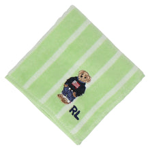 画像をギャラリービューアに読み込む, 【NEW】婦人ミニタオル #129b ポロベア　ライトグリーン
