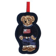 画像をギャラリービューアに読み込む, 【NEW】婦人ミニタオル #129a ポロベアチャーム付き　ネイビーブルー
