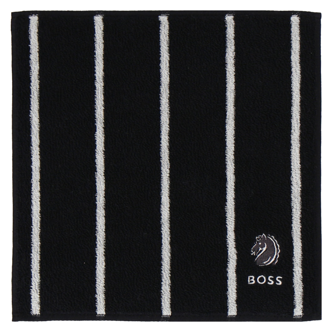 【NEW】紳士ミニタオル ホース #143b　ブラック