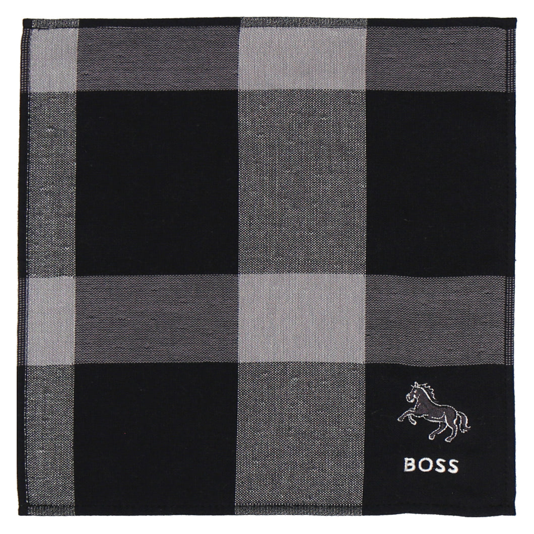【NEW】紳士ミニタオル  ホース #143b　ブラック