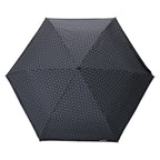 晴雨兼用折り畳み傘M オールオーバーロゴ　グレー