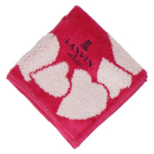 画像をギャラリービューアに読み込む, 【NEW】婦人タオルハンカチ カッティングハート #174a　ピンク
