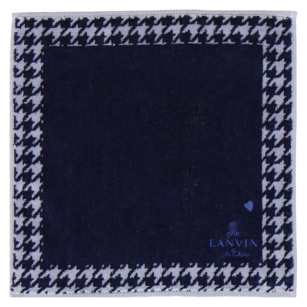 婦人タオルハンカチ #174c　ネイビーブルー