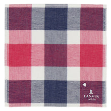画像をギャラリービューアに読み込む, 【NEW】婦人タオルハンカチ チェック #174a　ピンク
