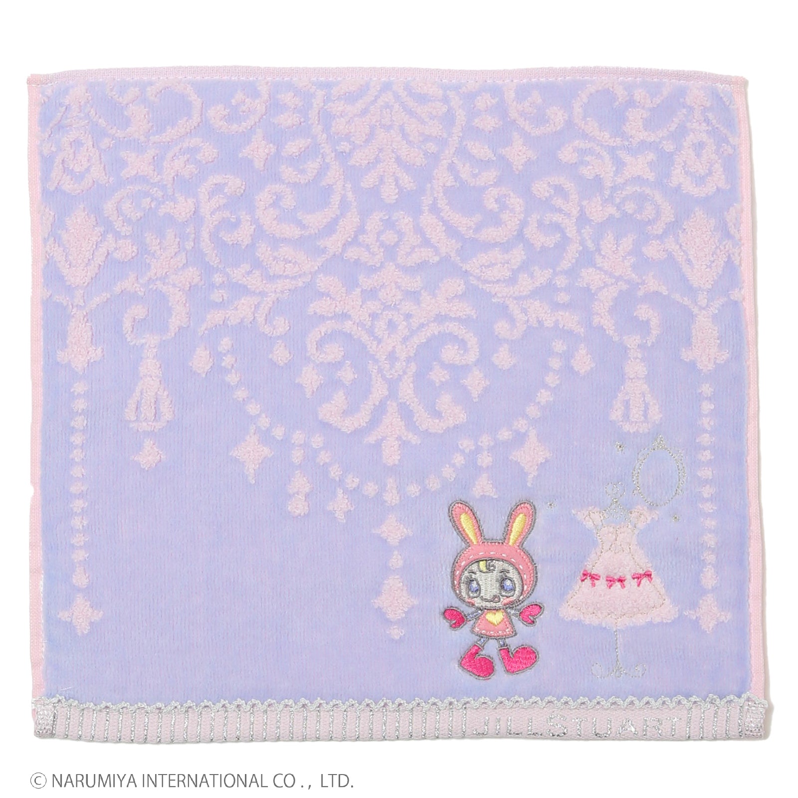 タオルハンカチ ベリエちゃん＆ドレス シャンデリア アイボリー