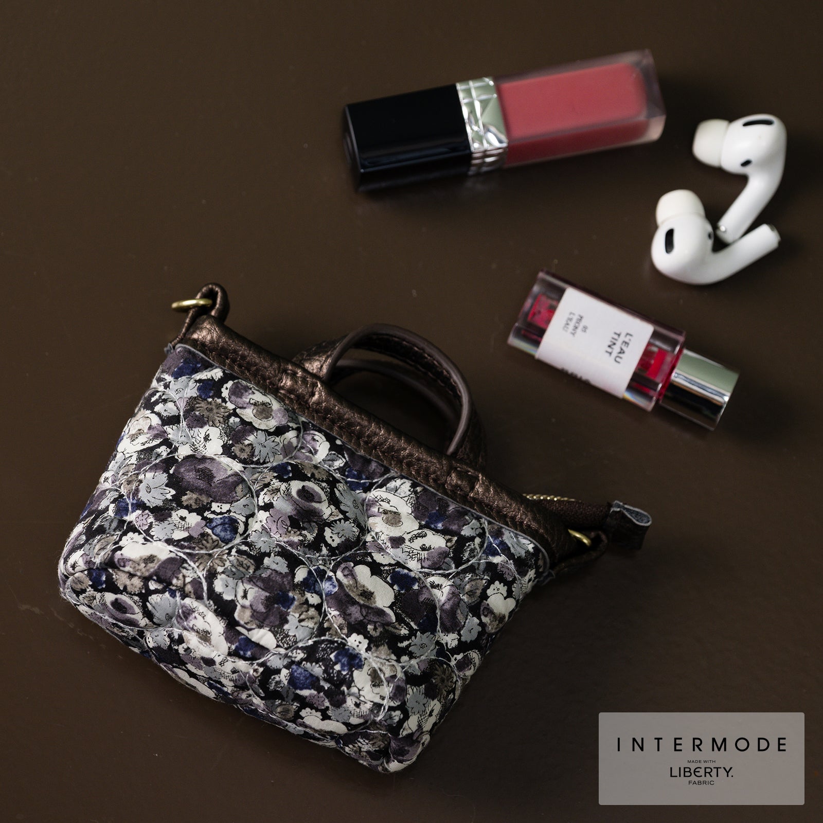 ❃ミニポーチ❃ミニバッグ❃リバティムーンモス❃ handmade yasumin's-mini