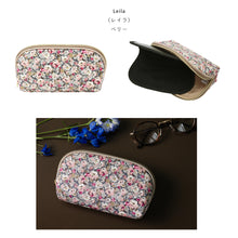 画像をギャラリービューアに読み込む, 【NEW】リバティプリント 眼鏡ポーチ #187d Leila（レイラ）　ベリー

