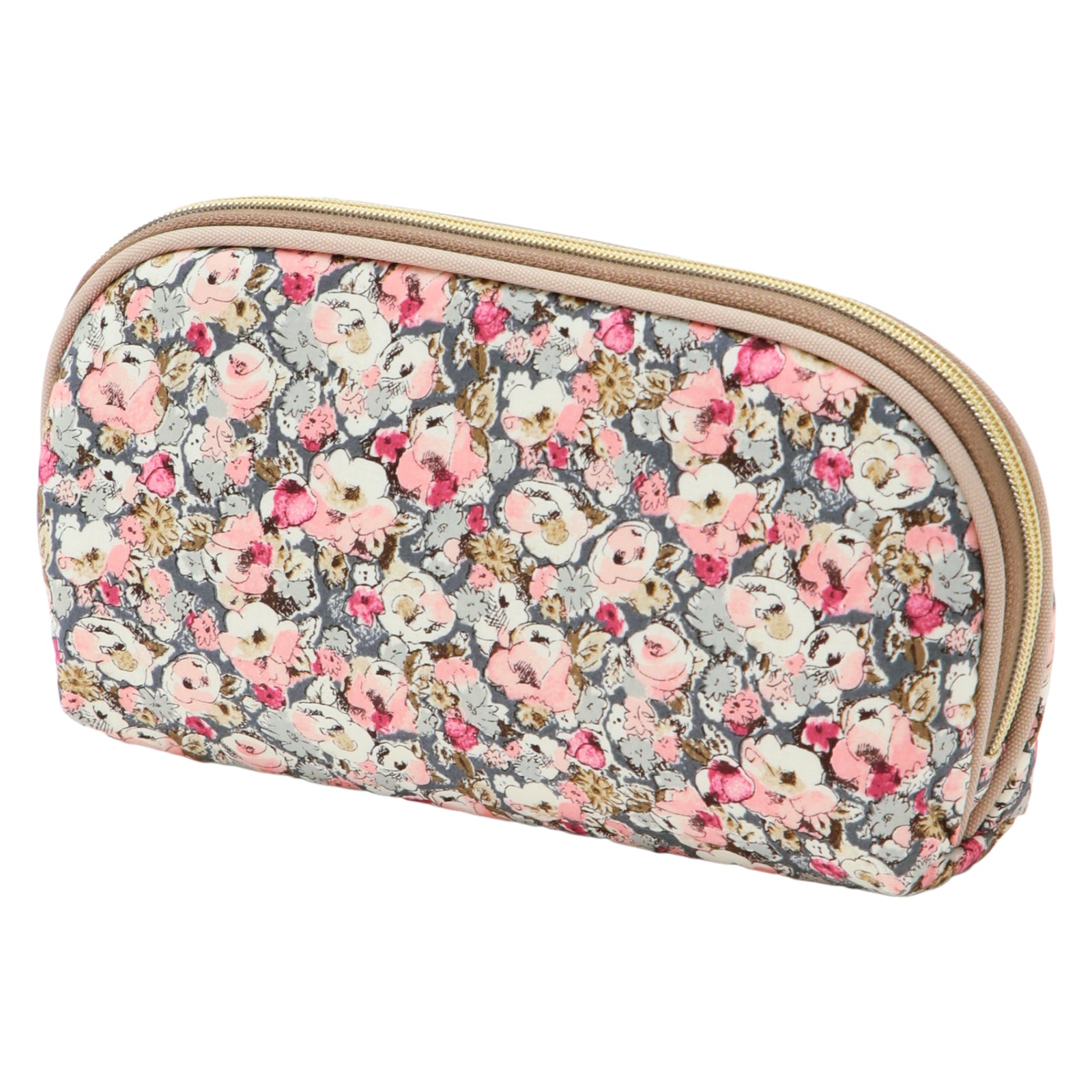 リバティプリント 眼鏡ポーチ #187d Leila（レイラ） ベリー