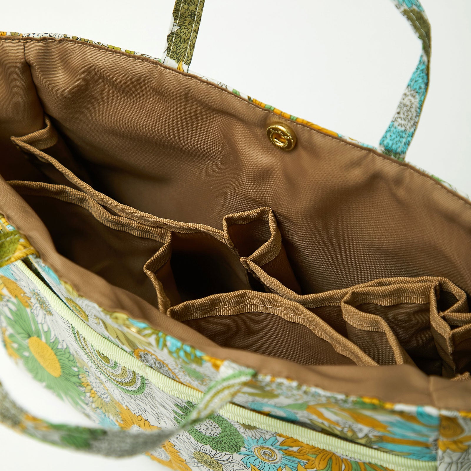 リバティプリント バッグインバッグ #187c Small Susanna イエロー