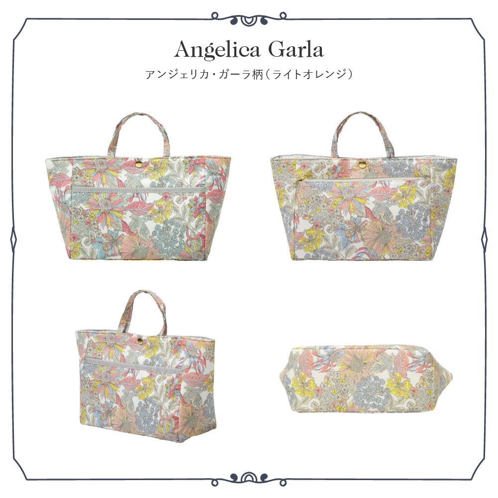 リバティプリント バッグインバッグ #187f Angelica Garla ライト