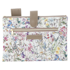 手帳型マルチポーチ WildFlowers　アイボリー