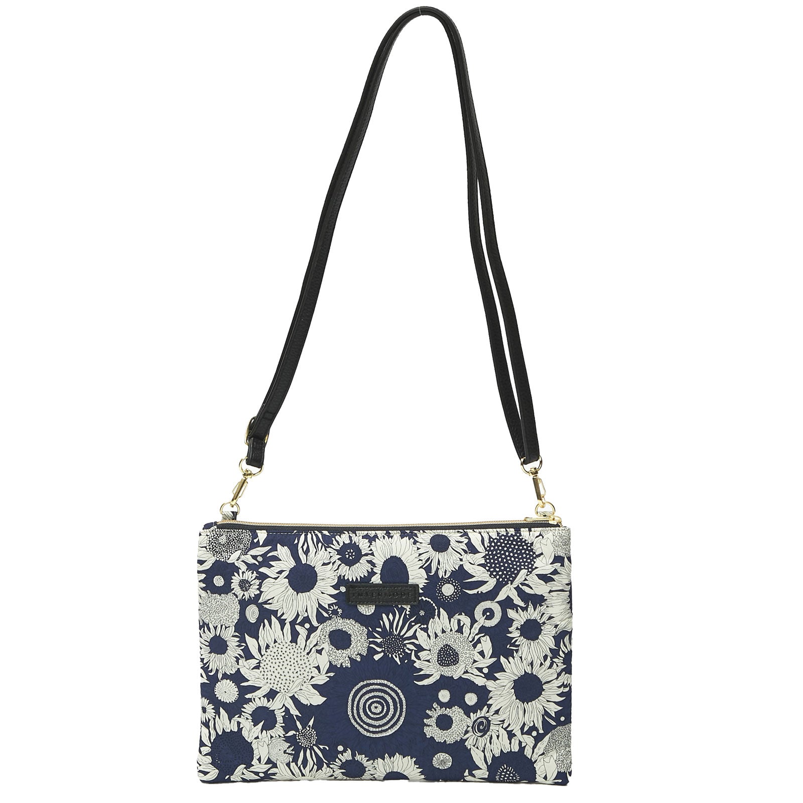 リバティプリント サコッシュポーチ #187b Small Sus ネイビーブルー  