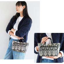 画像をギャラリービューアに読み込む, 【NEW】リバティプリント バッグインバッグ #187a Ianthe（アイアンシ）　ブラック
