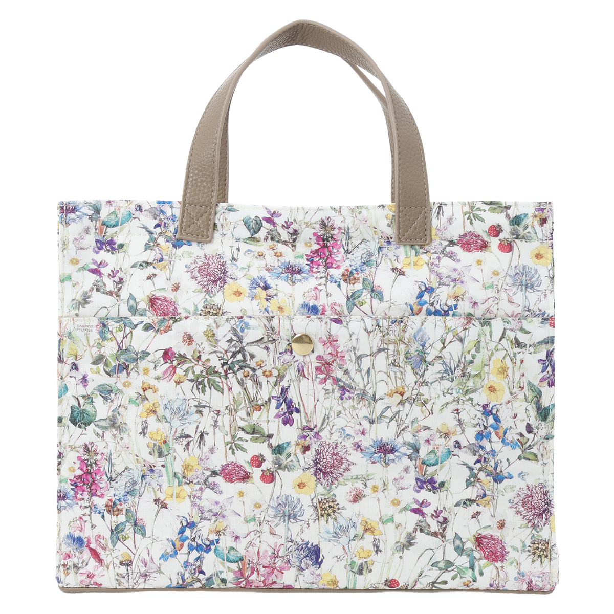 おでかけサブバッグ WildFlowers　アイボリー