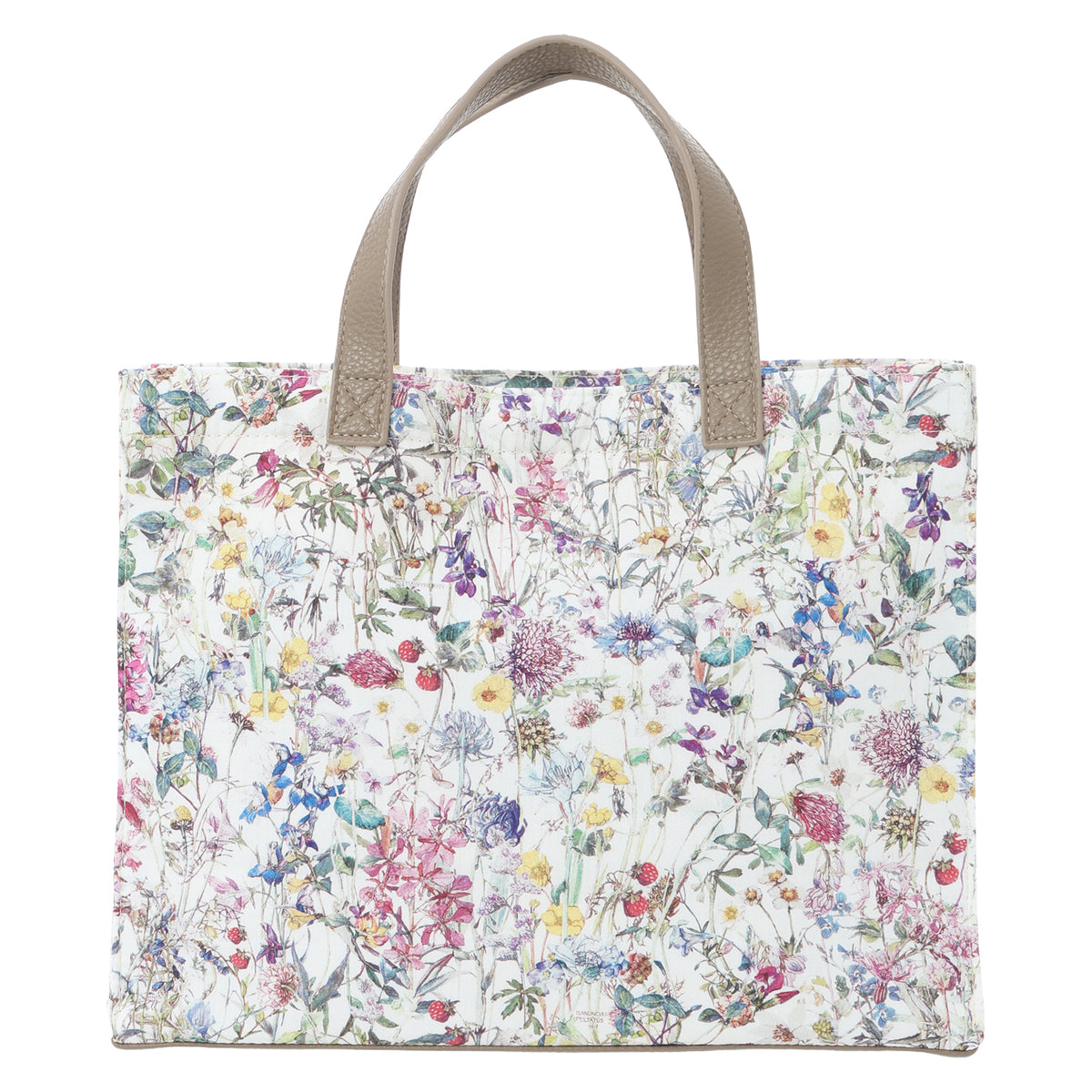 おでかけサブバッグ WildFlowers　アイボリー