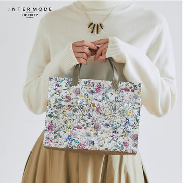 おでかけサブバッグ WildFlowers　アイボリー