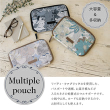 画像をギャラリービューアに読み込む, 【NEW】 お財布型マルチポーチ #187b Gabriela (ガブリエラ) 　グリーン
