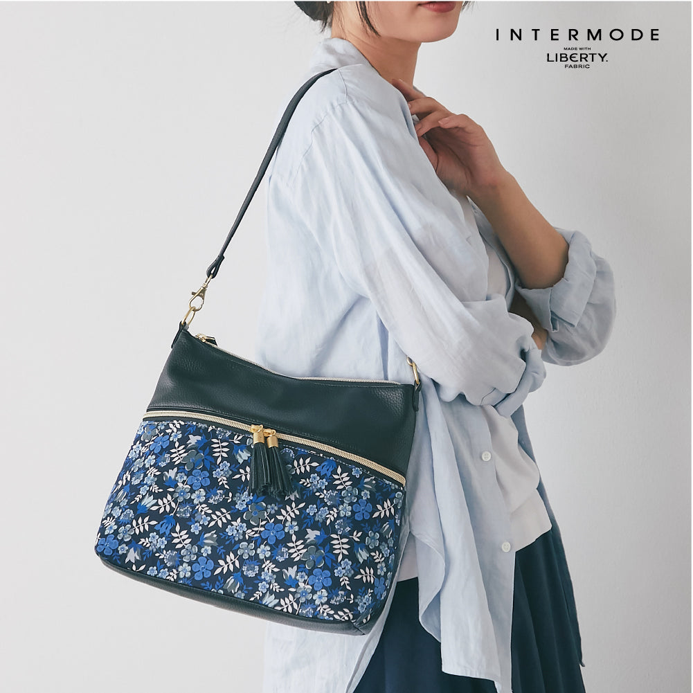 2WAYショルダーバッグ Edenham　ネイビーブルー