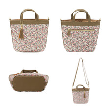 画像をギャラリービューアに読み込む, 【NEW】リバティプリント 2WAY キルティングショルダーバッグ #187d Leila（レイラ）　ベリー
