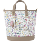 タッセル付きキルティングショルダーバッグ WildFlowers　アイボリー