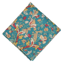 画像をギャラリービューアに読み込む, 【NEW】婦人プリントハンカチ #190b JOAN　スモーキーグリーン
