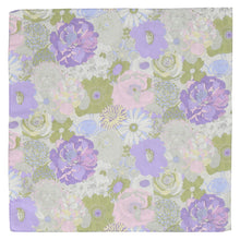 画像をギャラリービューアに読み込む, 【NEW】婦人プリントハンカチ #190b English Field　パープル
