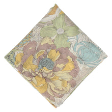 画像をギャラリービューアに読み込む, 【NEW】婦人プリントハンカチ #190c English Field　イエロー
