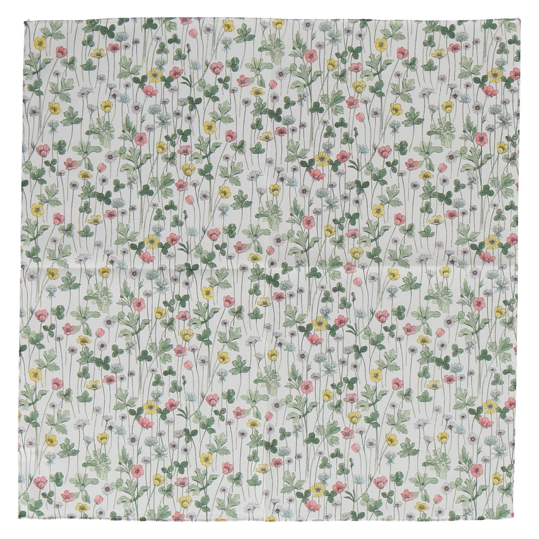 花びん NEW】婦人プリントハンカチ #190a Josephine's Garden ピンク