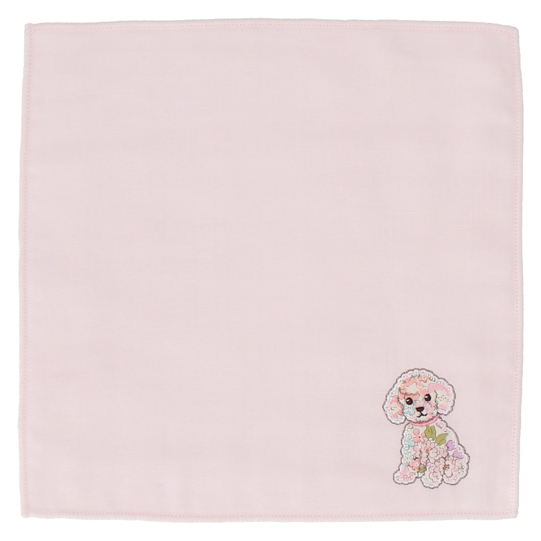 NEW】8重ガーゼハンカチ #190a 犬 ピンク – INTERMODE KAWABE
