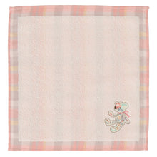 画像をギャラリービューアに読み込む, 【NEW】婦人タオルハンカチ #191b テディベア　ローズピンク

