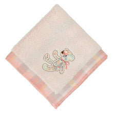 画像をギャラリービューアに読み込む, 【NEW】婦人タオルハンカチ #191b テディベア　ローズピンク

