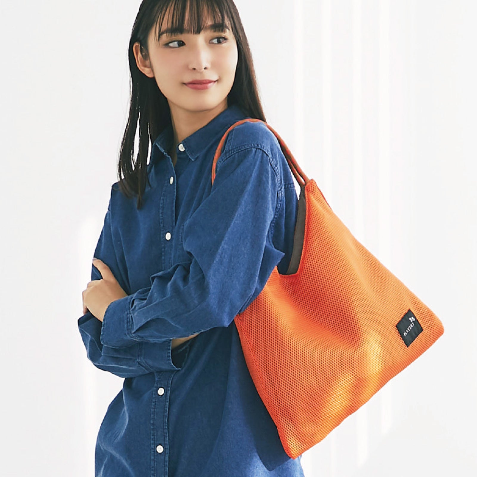 エアメッシュ リバーシブルショルダー #912c 　ベージュ