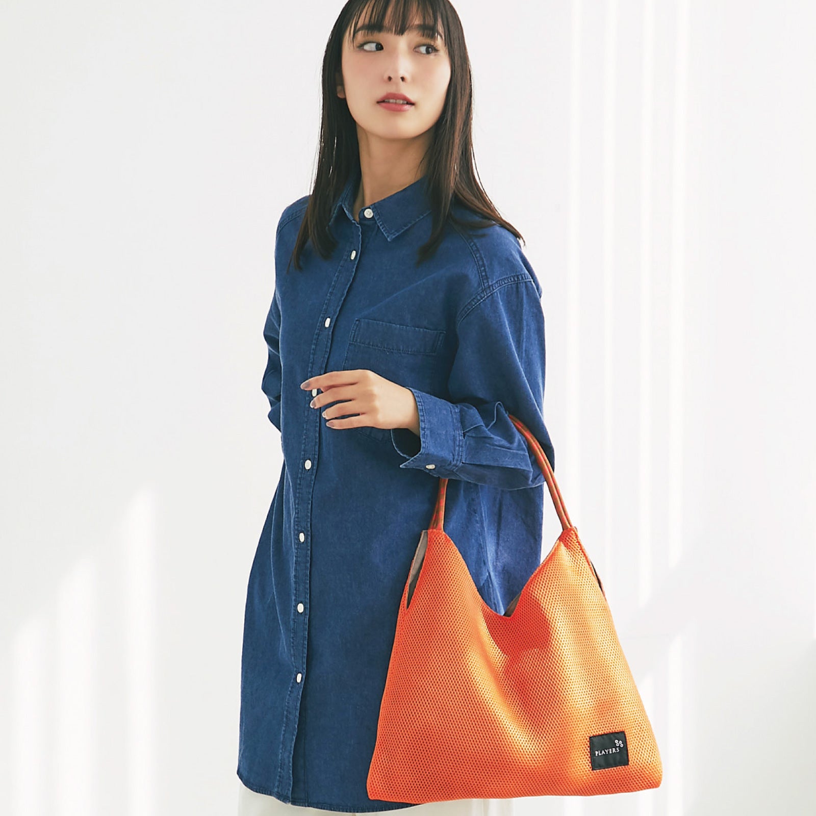 エアメッシュ リバーシブルショルダー #912c 　ベージュ