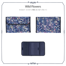 画像をギャラリービューアに読み込む, 【NEW】マルチケース #193b Wild Flowers　ネイビーブルー
