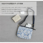 ミニショルダーバッグ　ネイビーブルー