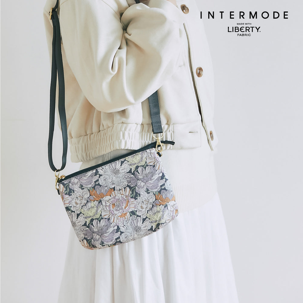 ミニショルダーバッグ　グレー
